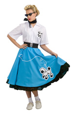 Blue Poodle Skirt